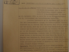 Der Rapport zur Verhaftung von Walter Joelson
14_50