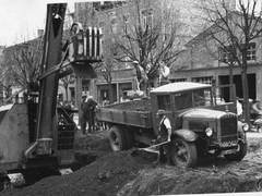 Baustelle vor Automobile Haberbusch Lörrach