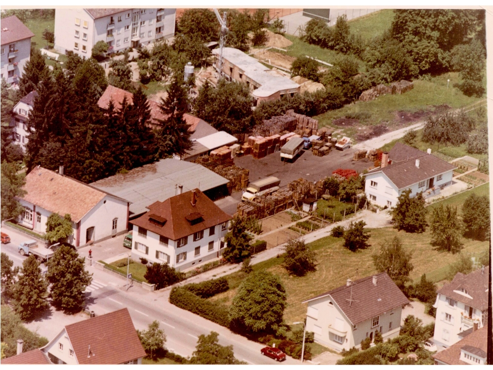 Abfuellhalle und Lager Juni 1971