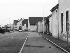 1970, Blick auf den Grenzübergang Hörnle