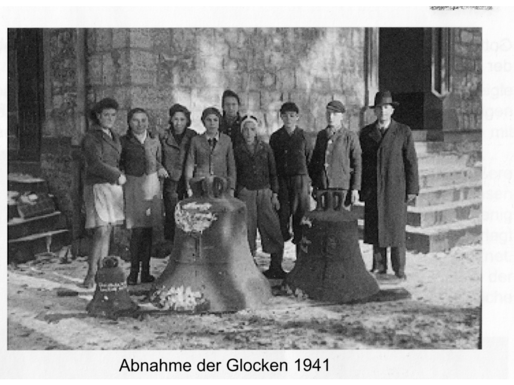 Glockenabnahme ev. Kirche Wyhlen1941
GlockenAbnahme1941