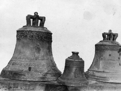 Glockenankunft März 1924. Sie wurde für den Ersten Weltkrieg abgehängt.
Glockenankunft_Maerz1924_50