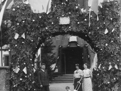 Maria im Buchs Prozession 1948
schwippbogen vor StGeorg 1948