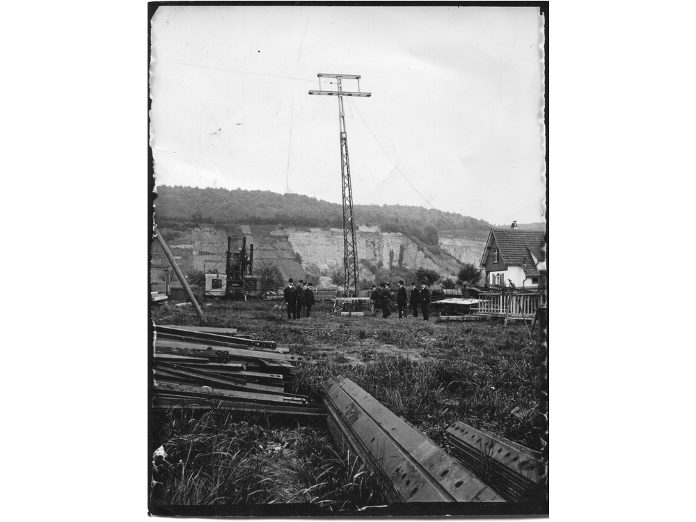 Buss AG 1897. Vielleicht Grundsteinlegung; späer Eisenbau Wyhlen AG
Bauckner_035