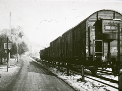 Solvaystrasse. Hinten links ummauertes Gelände des Dirktoriumshauses. Vor der Güterwaage
Bild38