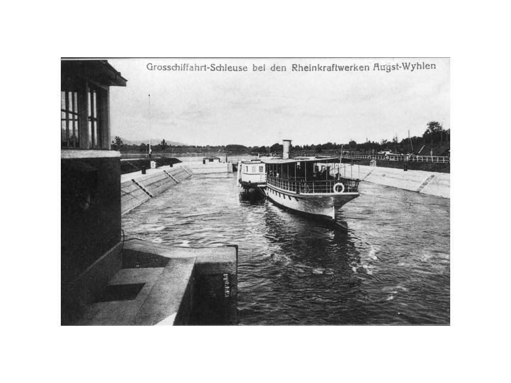 Schleuse beim Kraftwerk 1914
Kuechlin_029_50