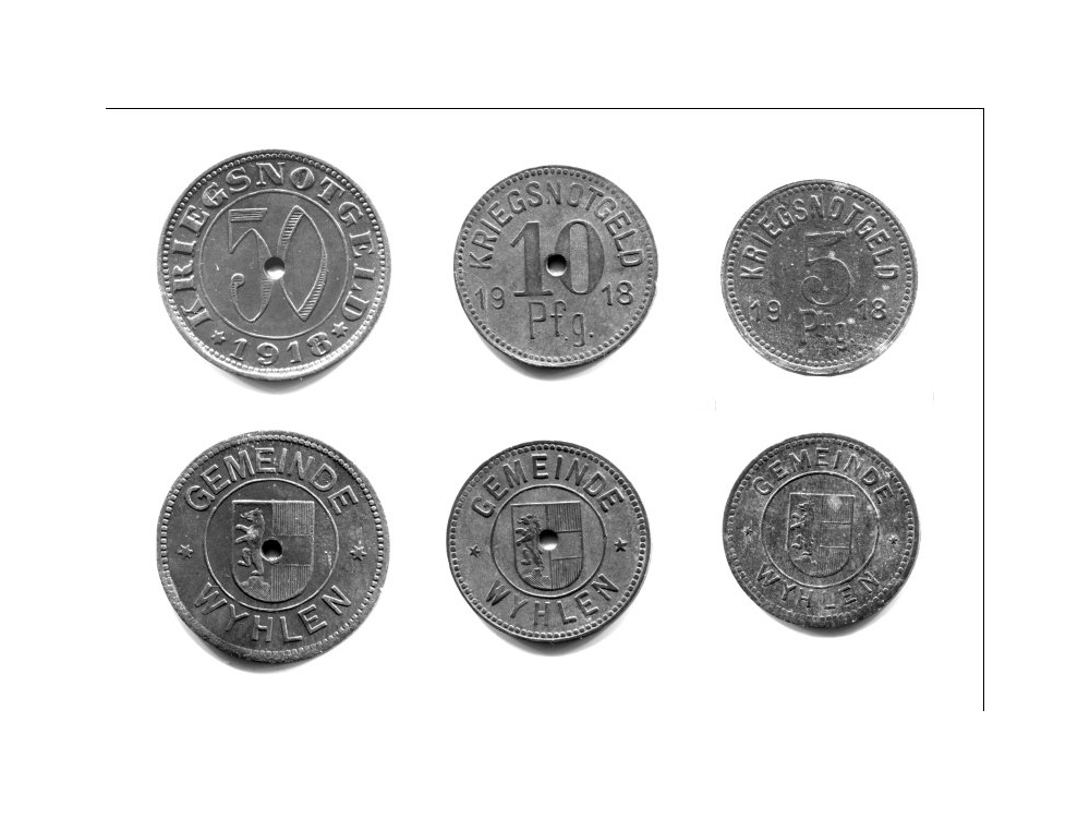 Notgeld Wyhlen 1. Weltkrieg