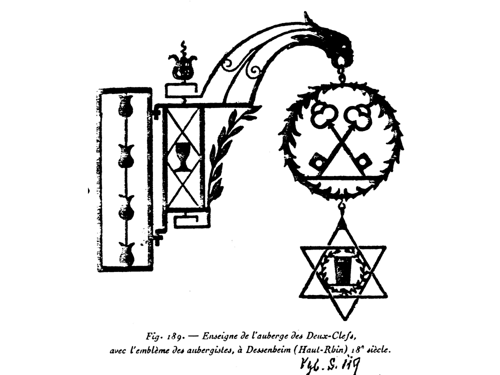 Hexagramm in Dossenheim Alsace