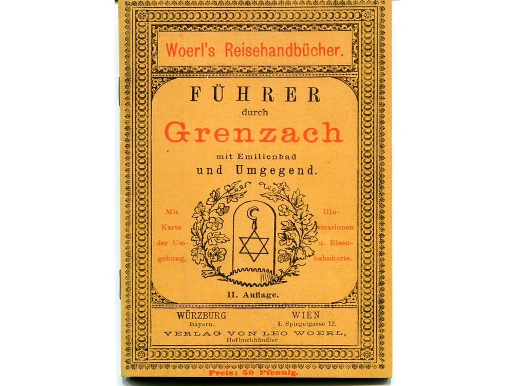 Grenzacher Wappen auf dem Woehrlschen Reiseführer